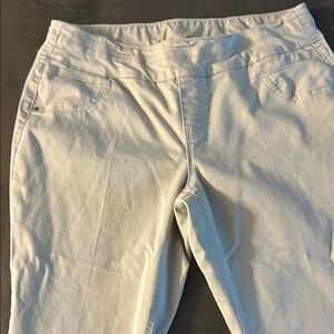 White Casual Pants